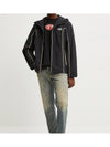 J Hives Contrast Piping Windbreaker Black - DIESEL - BALAAN 3