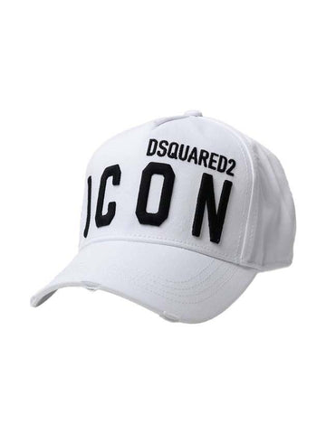 icon logo ball cap white - DSQUARED2 - BALAAN 1