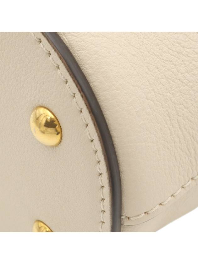 Ivory Diana Bamboo Leather Mini Bucket 2WAY 724667 - GUCCI - BALAAN 7