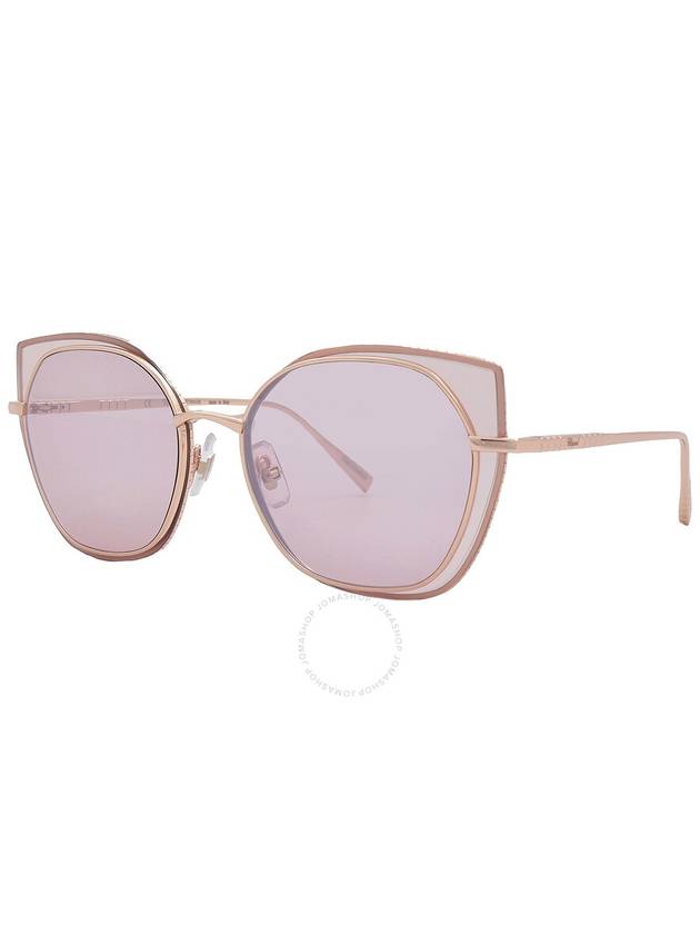 Chopard Pink Mirror Cat Eye Ladies Sunglasses SCHF74M 8FCX 59 - CHOPARD - BALAAN 3