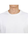 Logo Print Cotton Long Sleeve T Shirt White - ISABEL MARANT - BALAAN 6