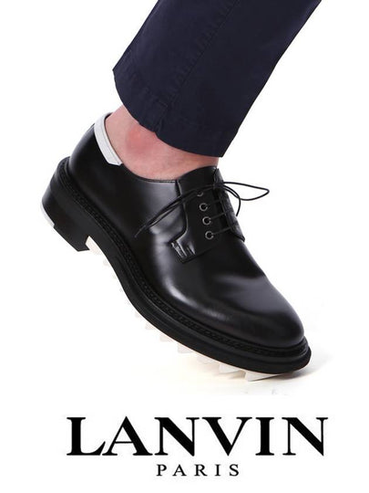 Abrazivato Classic Calfskin Derby Black - LANVIN - BALAAN 2