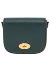 Small Darley Satchel Silky Calf Shoulder Bag Green - MULBERRY - BALAAN 6