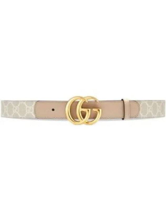 GG Marmont Supreme Belt Beige - GUCCI - BALAAN 2