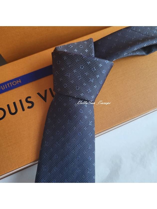 Monogram Classic Tie Grey - LOUIS VUITTON - BALAAN 8