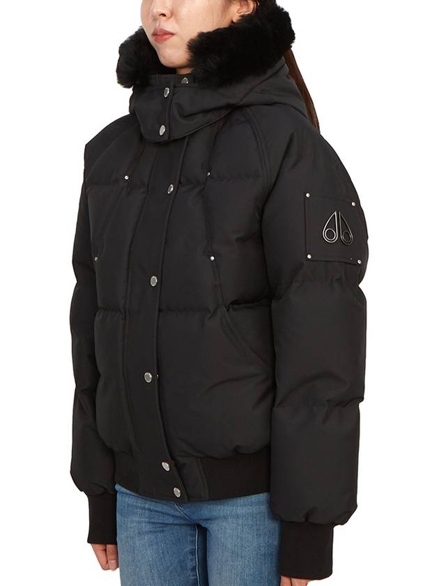 Cloud Padded Bomber Jacket Black - MOOSE KNUCKLES - BALAAN 7