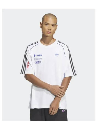 adidas moto graphic tee white JL8419 - ADIDAS - BALAAN 1