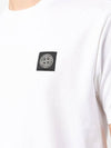 Stone Island Compass Logo Basic Round TShirt Black Navy Khaki White 101524113 - STONE ISLAND - BALAAN 6