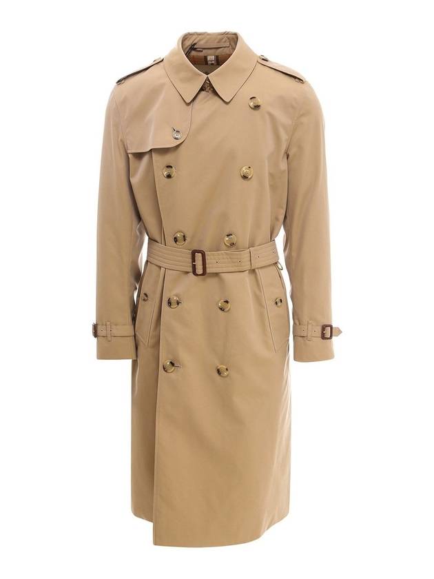 Men Kensington Heritage Trench Double Coat Beige - BURBERRY - BALAAN 1