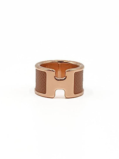 Olympe Ring Brown Rose Gold - HERMES - BALAAN 2