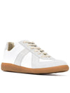 Replica Calfskin Low Top Sneakers White - MAISON MARGIELA - BALAAN 4