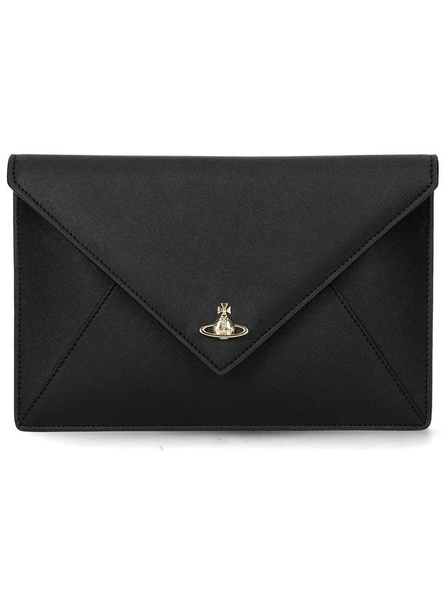 Saffiano Envelope Clutch Bag 52050011U N401 - VIVIENNE WESTWOOD - BALAAN 2