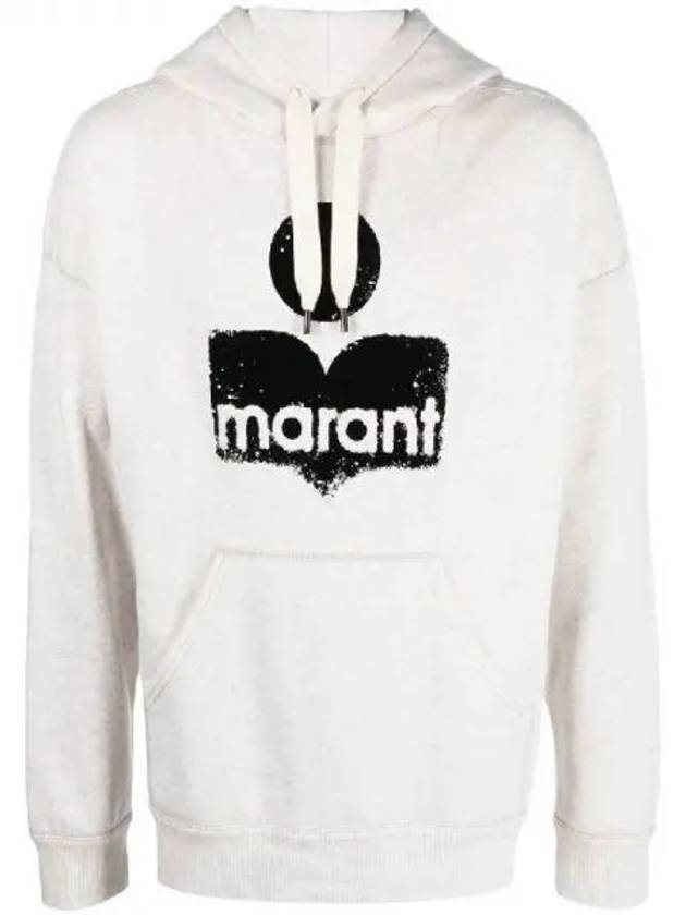 Miley Big Logo Hoodie Ecru - ISABEL MARANT - BALAAN 1