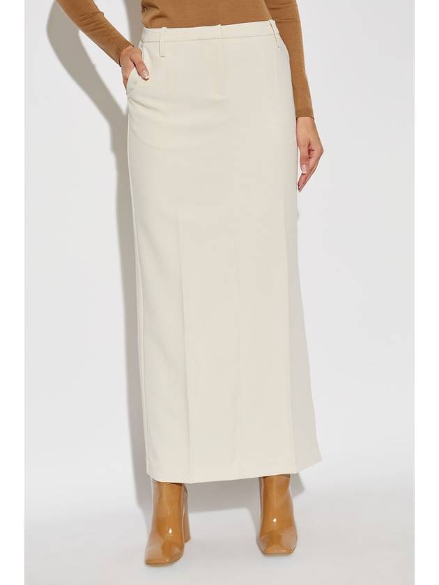 HERSKIND Skirt With Slit, Women's, Cream - BIRGITTE HERSKIND - BALAAN 3