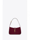 Le 5 a 7 Patent Leather Shoulder Bag Dark Red Wine - SAINT LAURENT - BALAAN 2