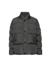 Garment Dyed Crinkle Reps Down Padding Grey - STONE ISLAND - BALAAN 2