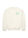 Wellness Studio Logo Sweatshirt Cream - SPORTY & RICH - BALAAN 2