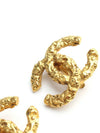 Vintage gold CC logo clip on earrings - CHANEL - BALAAN 4