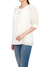 Women's Ramie Cotton Blouse White - VANESSA BRUNO - BALAAN 6