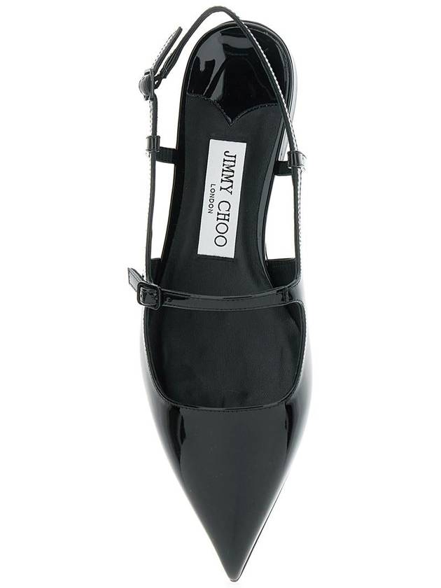 'Didi Flat' Black Ballerinas With Shiny Finish In Leather Woman - JIMMY CHOO - BALAAN 4