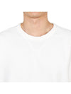 Garment Dyed Cotton Jersey Sweatshirt White - TEN C - BALAAN 7