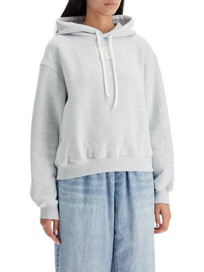 boxy hoodie with hood - ALEXANDER WANG - BALAAN 2