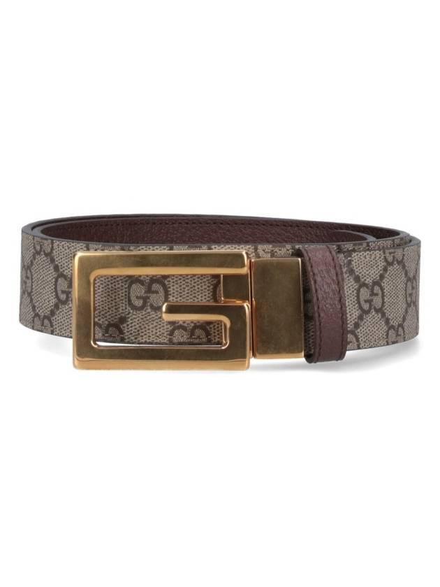 Interlocking G Reversible Belt Beige - GUCCI - BALAAN 2