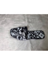 Oran Sandals Slippers Bandana Black H241061Z 02 - HERMES - BALAAN 2