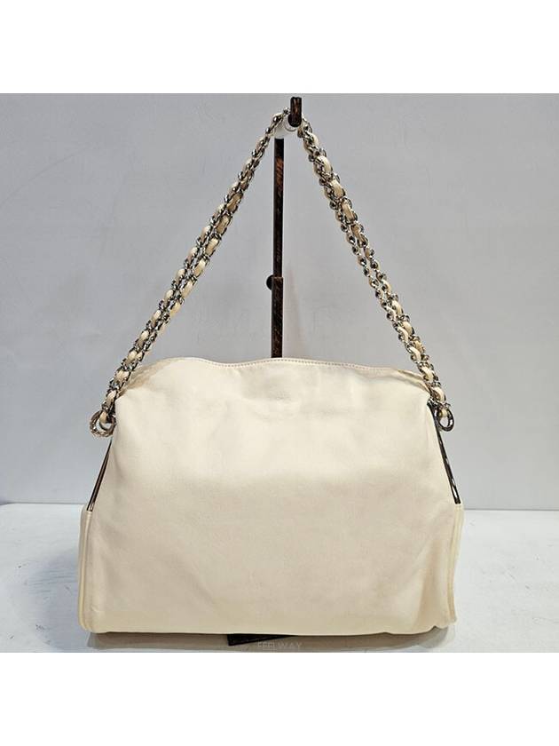 beige shoulder bag - CHANEL - BALAAN 2