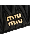 Matelasse Nappa Leather Half Wallet Black - MIU MIU - BALAAN 6