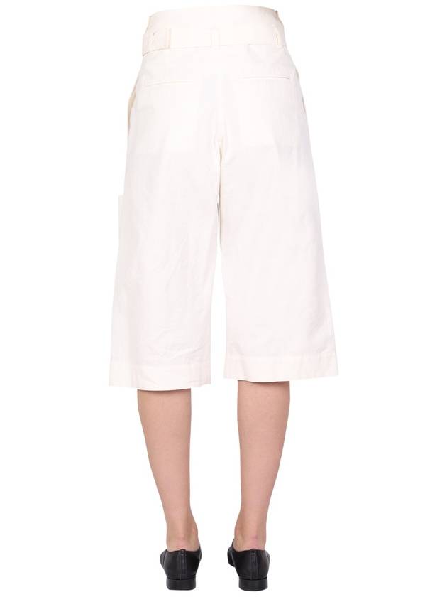 Women's Pocket Cargo Shorts White - LEMAIRE - BALAAN 5