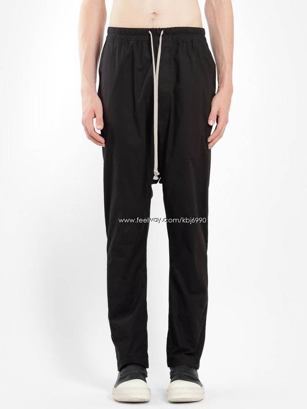 Men's Cotton Baggy Pants Black - RICK OWENS - BALAAN.