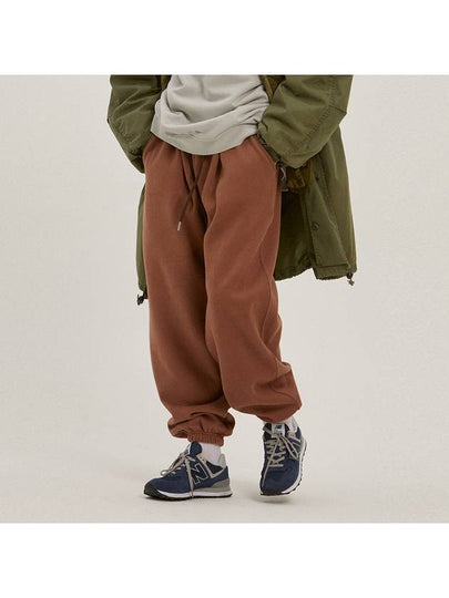 One Tuck Jogger Sweatpants Cocoa - MOO - BALAAN 2