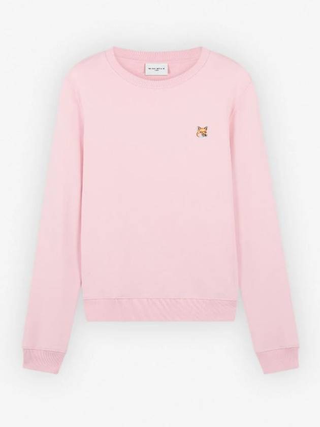 Fox Head Patch Regular Sweatshirt Pink - MAISON KITSUNE - BALAAN 2