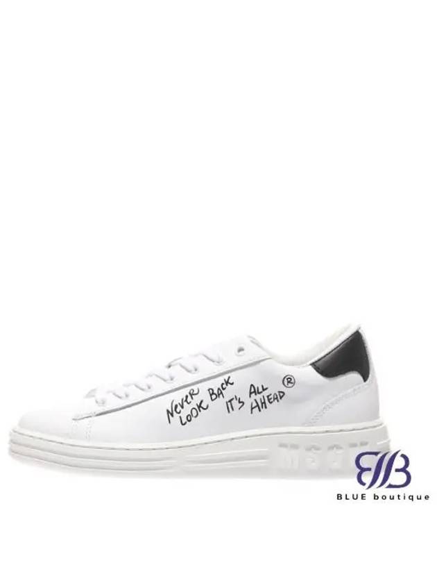 Lettering Logo Leather Sneakers 3541MDS501 323 99 - MSGM - BALAAN 2