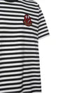 Archivio logo patch striped t shirt 8C00037 899ZF P90 - MONCLER - BALAAN 4