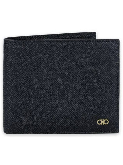 Gancini Half Wallet Black - SALVATORE FERRAGAMO - BALAAN 2