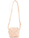 Cassette Intrecciato Mini Shoulder Bag Pink - BOTTEGA VENETA - BALAAN 5