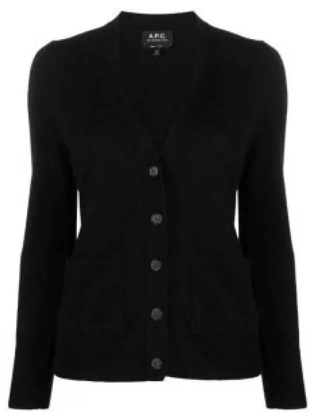 Louisa Wool Cardigan Black - A.P.C. - BALAAN 2