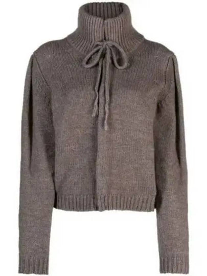 Snap Button Alpaca Blend Cardigan Grey - LEMAIRE - BALAAN 2