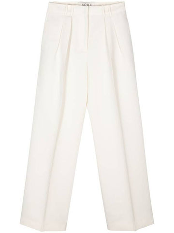 Róhe Wide Leg Double Pleated Trousers Clothing - ROHE - BALAAN 1