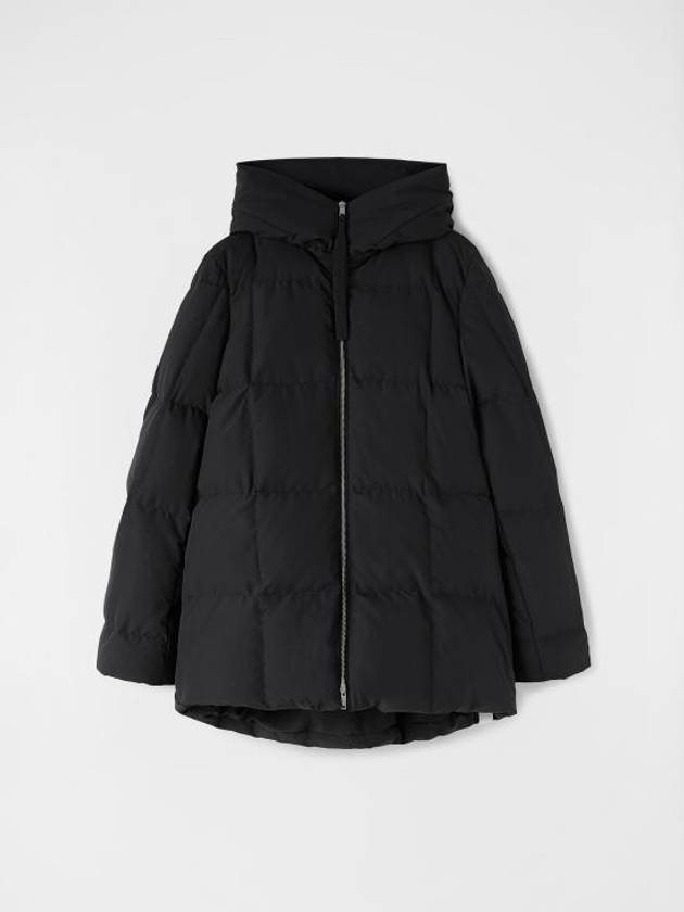 Zipper Quilted Hood Down Padding Black - JIL SANDER - BALAAN 2