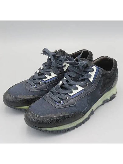 Smith Market Navy Sneakers Men s Shoes - LANVIN - BALAAN 2