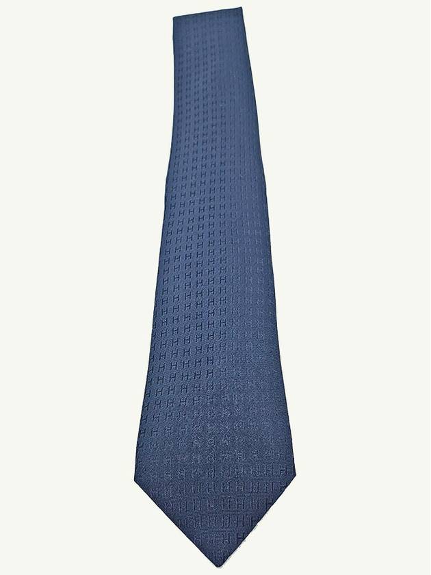 Men s Pacone H Suit Formal Tie Marine H036321T11 - HERMES - BALAAN 3