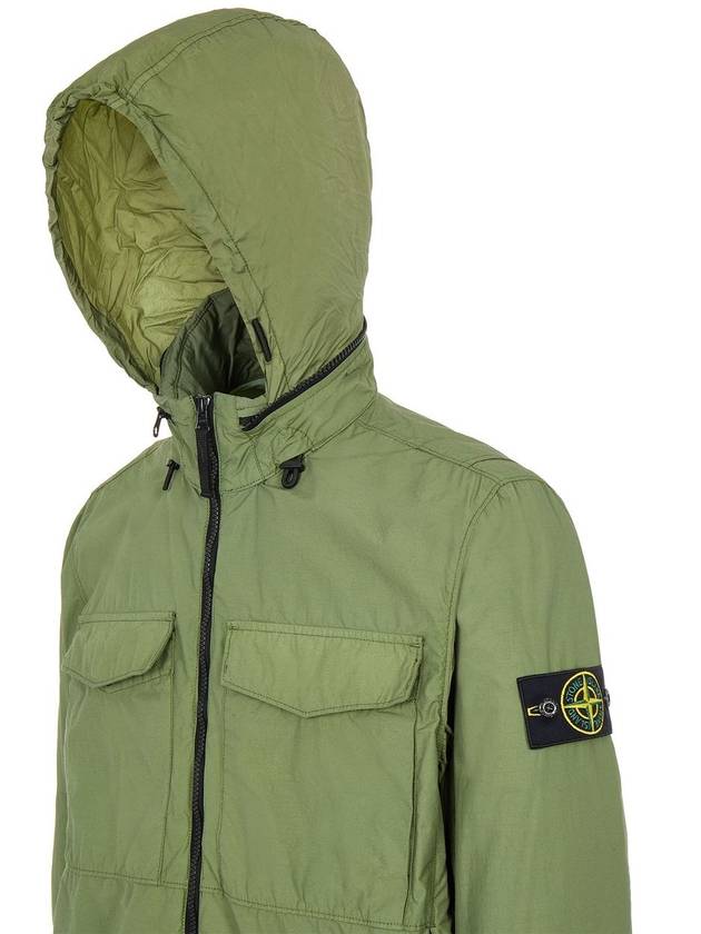 Waffen Naslan Light Watro Zip-up Jacket Olive - STONE ISLAND - BALAAN 5