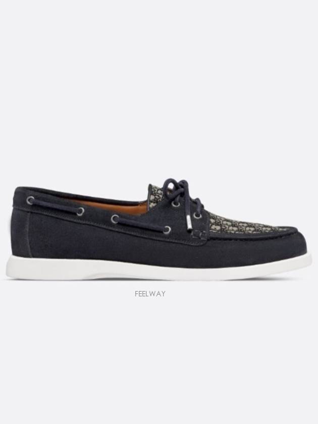 Granville Suede Boat Navy - DIOR - BALAAN 6