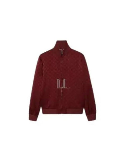 GG Jacquard Zip Up Jacket Red - GUCCI - BALAAN 2