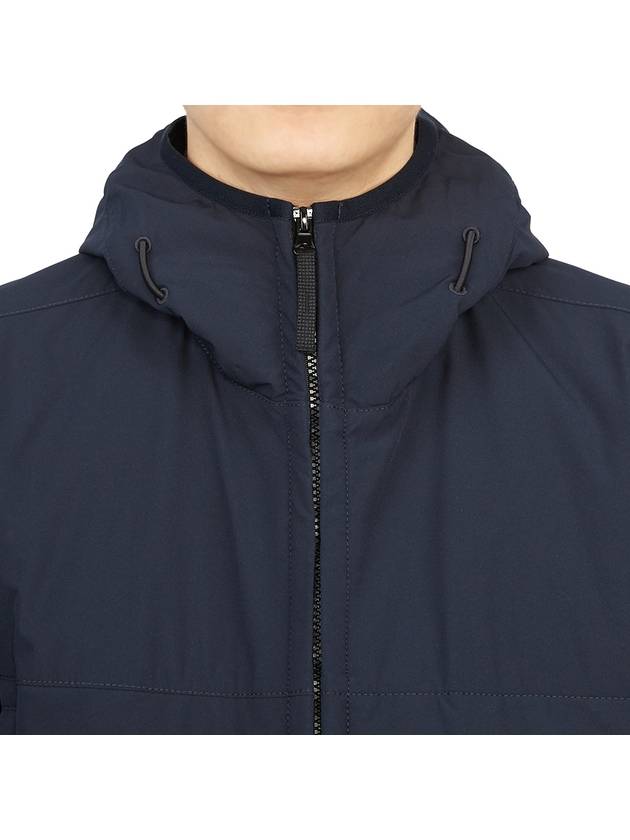 Men's Soft Shell Pure Insulation Technology Primaloft Hooded Jacket Navy - STONE ISLAND - BALAAN 8