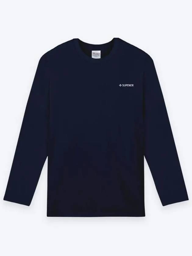 Kentas Basic Round Long Sleeve T Shirt Navy - SUPENER - BALAAN 3