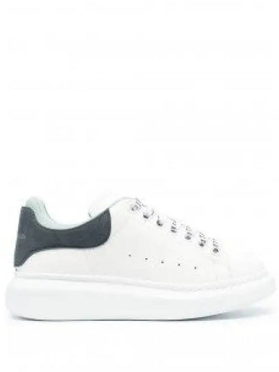 Women's Larry Oversole Blue Grey Tab Low Top Sneakers White - ALEXANDER MCQUEEN - BALAAN 2